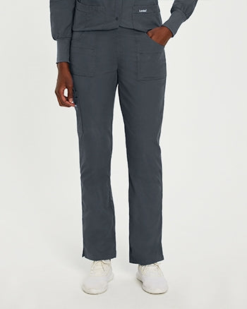 Landau - Essentials Women's Straight-Leg Cargo Scrub Pants. 8380