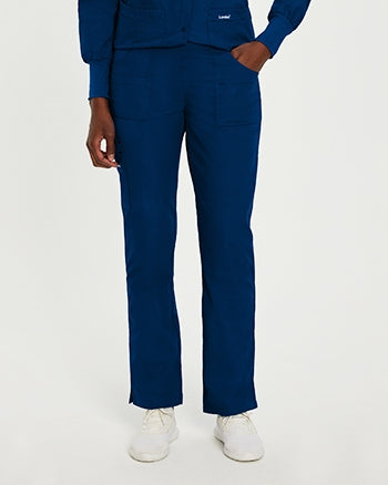 Landau - Essentials Women's Straight-Leg Cargo Scrub Pants. 8380