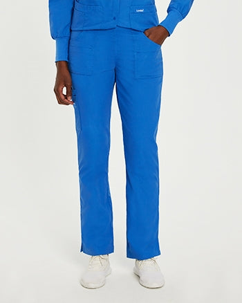 Landau - Essentials Women's Straight-Leg Cargo Scrub Pants. 8380