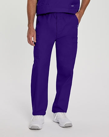 Landau - Essentials Men's Straight-Leg Cargo Scrub Pants. 8555