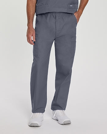 Landau - Essentials Men's Straight-Leg Cargo Scrub Pants. 8555