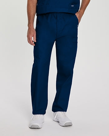 Landau - Essentials Men's Straight-Leg Cargo Scrub Pants. 8555