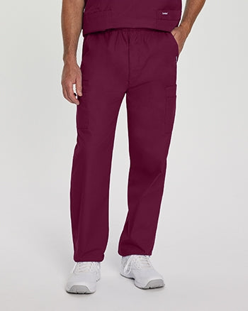 Landau - Essentials Men's Straight-Leg Cargo Scrub Pants. 8555