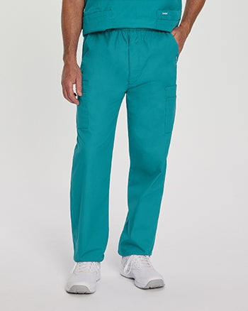 Landau - Essentials Men's Straight-Leg Cargo Scrub Pants. 8555