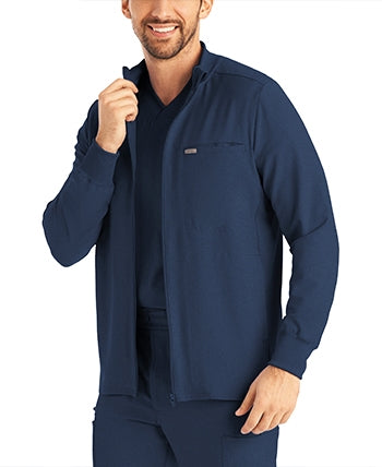 Landau - Forward Men's 3-Pocket Scrub Jacket. LJ703