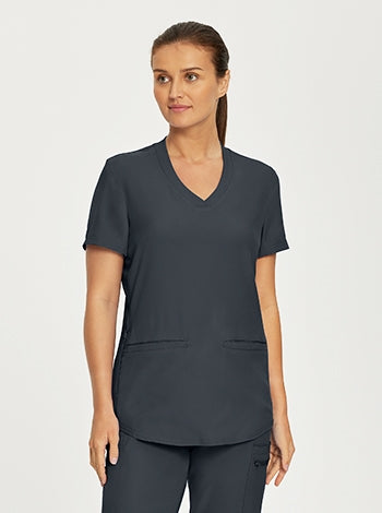 Landau - Forward Women's 3-Pocket V-Neck Scrub Top. LT100