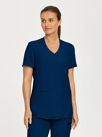 Landau - Forward Women's 3-Pocket V-Neck Scrub Top. LT100