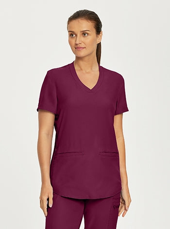 Landau - Forward Women's 3-Pocket V-Neck Scrub Top. LT100