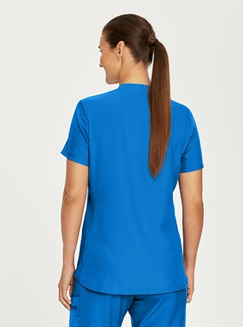 Landau - Forward Women's 3-Pocket V-Neck Scrub Top. LT100