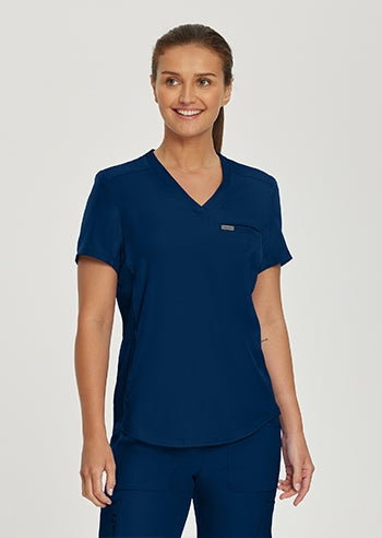 Landau - Forward Women's 2-Pocket V-Neck Scrub Top. LT101