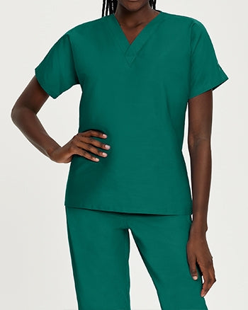 Landau - Scrub Zone Unisex Tuckable V-Neck Scrub Top. LT102