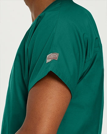 Landau - Scrub Zone Unisex Tuckable V-Neck Scrub Top. LT102