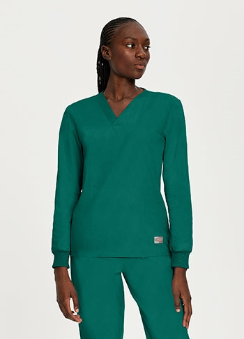 Landau - Scrub Zone Unisex V-Neck Scrub Top. LT104