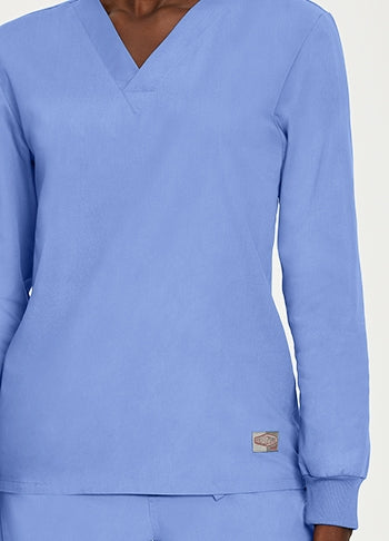 Landau - Scrub Zone Unisex V-Neck Scrub Top. LT104