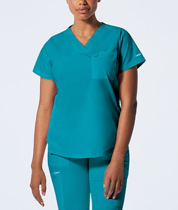 Landau - ProFlex Women's 2-Pocket V-Neck Scrub Top. LT107