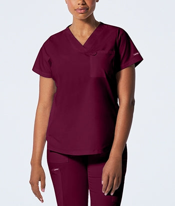 Landau - ProFlex Women's 2-Pocket V-Neck Scrub Top. LT107