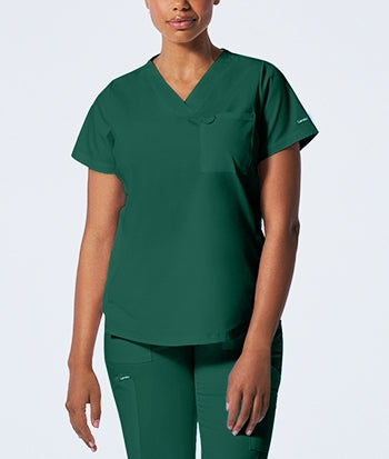 Landau - ProFlex Women's 2-Pocket V-Neck Scrub Top. LT107