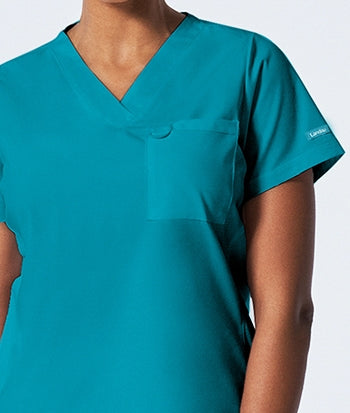 Landau - ProFlex Women's 2-Pocket V-Neck Scrub Top. LT107