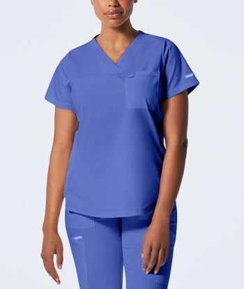 Landau - ProFlex Women's 2-Pocket V-Neck Scrub Top. LT107