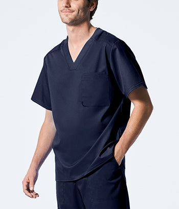 Landau - ProFlex Men's 2-Pocket V-Neck Scrub Top. LT108