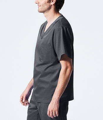 Landau - ProFlex Men's 2-Pocket V-Neck Scrub Top. LT108