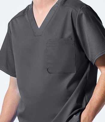 Landau - ProFlex Men's 2-Pocket V-Neck Scrub Top. LT108