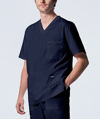 Landau - ProFlex Men's 4-Pocket V-Neck Scrub Top. LT109