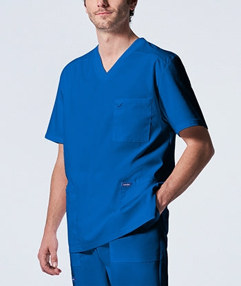 Landau - ProFlex Men's 4-Pocket V-Neck Scrub Top. LT109