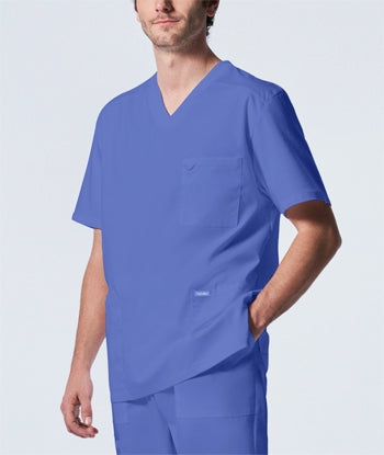 Landau - ProFlex Men's 4-Pocket V-Neck Scrub Top. LT109