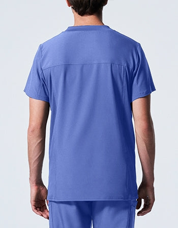Landau - Forward Men's 4-Pocket V-Neck Scrub Top. LT110