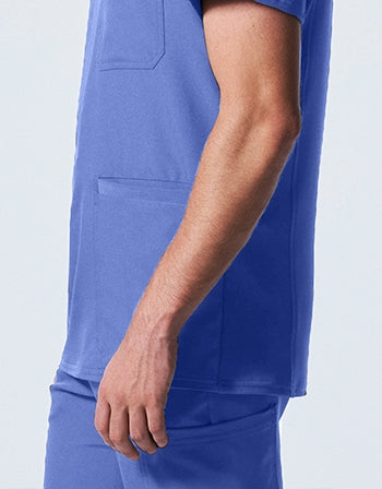Landau - Forward Men's 4-Pocket V-Neck Scrub Top. LT110