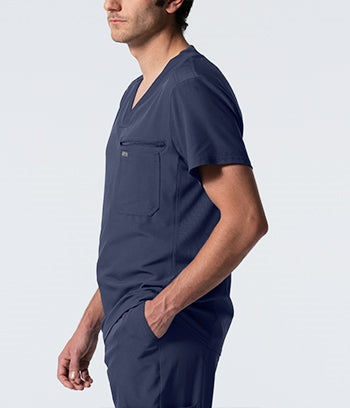 Landau - Forward Men's 2-Pocket V-Neck Scrub Top. LT111