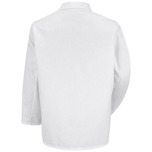 Red Kap - Men's Notch Collar Label Counter Coat. 4010WH