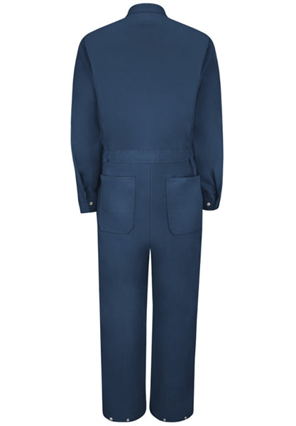 Red Kap - Men's Zip-Front Navy Cotton Coverall. CC18NV