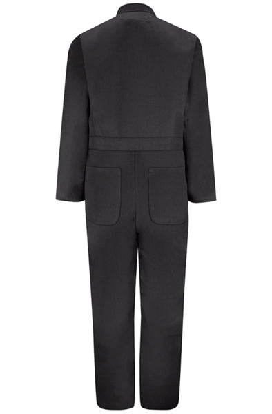 Red Kap - Men's Twill Action-Back Black Coverall. CT10BK