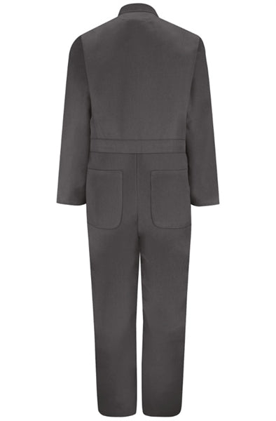 Red Kap - Men's Twill Action-Back Charcoal Coverall. CT10CH