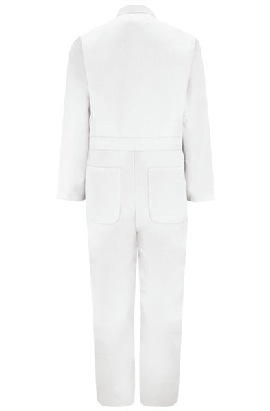 Red Kap - Men's Twill Action-Back White Coverall. CT10WH