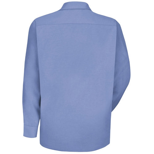 Red Kap - Men's Lt Blue Long-Sleeve Specialized No Pocket Shirt. SP16LB