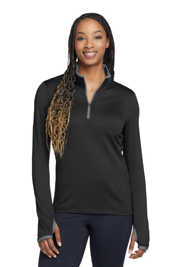 Nike - Ladies Dri-FIT Stretch 1/2-Zip Cover-Up. 779796