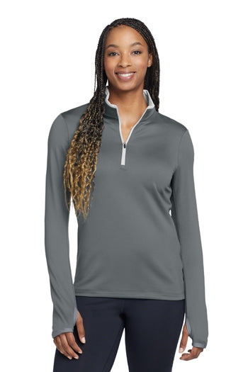 Nike - Ladies Dri-FIT Stretch 1/2-Zip Cover-Up. 779796
