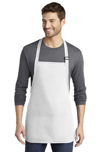 Port Authority - Medium-Length Apron with Pouch Pockets. A510