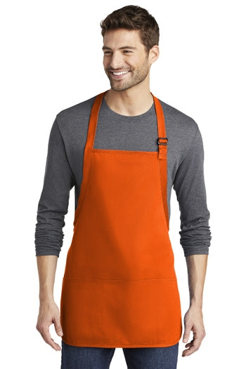 Port Authority - Medium-Length Apron with Pouch Pockets. A510