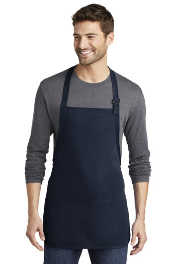 Port Authority - Medium-Length Apron with Pouch Pockets. A510