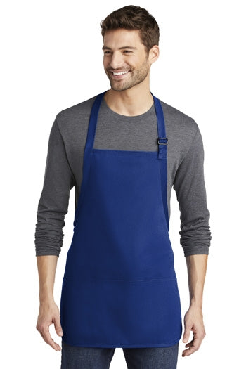Port Authority - Medium-Length Apron with Pouch Pockets. A510