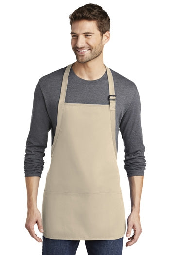 Port Authority - Medium-Length Apron with Pouch Pockets. A510
