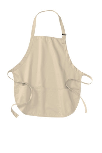 Port Authority - Medium-Length Apron with Pouch Pockets. A510