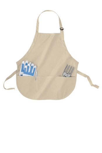 Port Authority - Medium-Length Apron with Pouch Pockets. A510