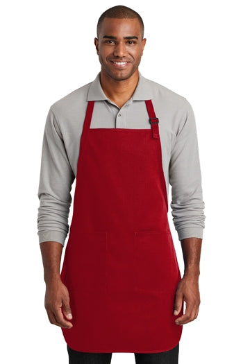Port Authority - Full-Length Two-Pocket Bib Apron. A600
