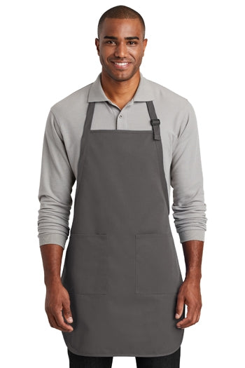 Port Authority - Full-Length Two-Pocket Bib Apron. A600