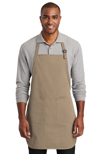 Port Authority - Full-Length Two-Pocket Bib Apron. A600